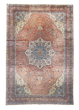 Oriental Rug Turkish Handmade Area Traditional Vintage 10'10"x16'2" (11x16) Pink Whites/Beige Floral Design #A29345