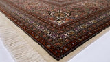 Persian Rug Tabriz Handmade Area Traditional 8'3"x9'8" (8x10) Brown Green Whites/Beige Mahi Fish Design #34458