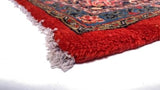 Persian Rug Sarouk Handmade Area Traditional 8'0"x11'0" (8x11) Red Floral Design #11320