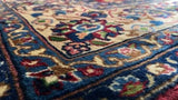 Persian Rug Yazd Handmade Area Traditional 6'7"x10'0" (7x10) Red Floral Design #17961