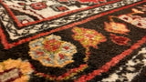 Persian Rug Hamadan Handmade Area Traditional Tribal 3'4"x4'8" (3x5) Red Floral Design #33692