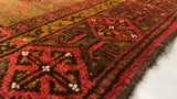 Oriental Rug Turkish Handmade Area Tribal 2'10"x4'8" (3x5) Yellow/Gold Red Prayer Rug Design #34946