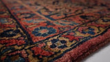 Persian Rug Sarouk Handmade Area Antique Traditional 8'9"x11'9" (9x12) Red Floral Design #24104