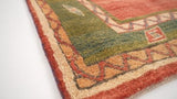 Persian Rug Gabbeh Handmade Area Tribal 9'10"x12'8" (10x13) Red Green Open Design #30774