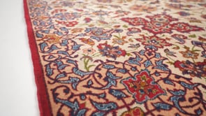 Persian Rug Najafabad Handmade Area Traditional 10'0"x13'8" (10x14) Whites/Beige Red Blue Floral Design #34322