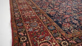 Persian Rug Yazd Handmade Area Traditional 10'0"x13'8" (10x14) Blue Red Herati Design #35109