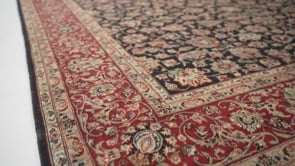 Oriental Rug Pakistani Handmade Area Traditional 6'0"x16'2" (6x16) Blue Red Floral Design #31814