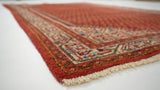 Persian Rug Saraband Handmade Area Tribal 4'2"x6'10" (4x7) Red Paisley/Boteh Design #19038