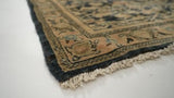 Persian Rug Hamadan Handmade Runner Tribal Neutral 3'6"x10'10" (4x11) Whites/Beige Blue Herati Design #10431