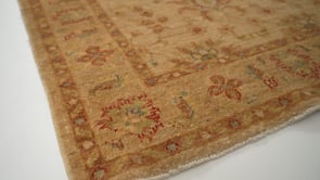 Oriental Rug Pakistani Handmade Runner Transitional 2'9"x10'4" (3x10) Whites/Beige Yellow/Gold Oushak Design #35426