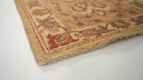 Oriental Rug Pakistani Handmade Runner Transitional 2'4"x9'0" (2x9) Whites/Beige Multi-color Oushak Design #20440