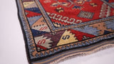 Oriental Rug Pakistani Handmade Runner Transitional Tribal 2'7"x10'0" (3x10) Red Blue Baloch Design #35345