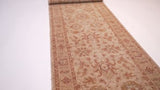 Oriental Rug Pakistani Handmade Runner Transitional Neutral 2'9"x9'6" (3x10) Whites/Beige Floral Oushak Design #35418