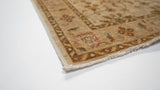 Oriental Rug Pakistani Handmade Runner Transitional 2'9"x9'5" (3x9) Whites/Beige Floral Design #35403