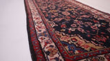 Persian Rug Hamadan Handmade Runner Tribal 2'6"x13'2" (3x13) Blue Geometric Design #33441