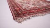Persian Rug Hamadan Handmade Runner Tribal 2'2"x21'2" (2x21) Whites/Beige Red Floral Design #5126