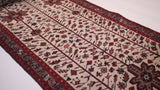 Persian Rug Gharajeh Handmade Runner Tribal 2'10"x12'9" (3x13) Whites/Beige Red Geometric Design #18134