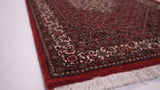 Persian Rug Bijar Handmade Runner Traditional 2'6"x6'9" (3x7) Red Herati Design #28060