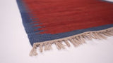 Persian Rug Shiraz Handmade Runner Tribal 2'10"x8'2" (3x8) Red Kilim Open Plain Design #31449