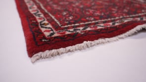 Persian Rug Hamadan Handmade Runner Tribal 2'4"x13'9" (2x14) Red Herati Design #33875