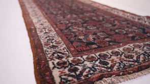 Persian Rug Malayer Handmade Runner Tribal Vintage 2'5"x9'9" (2x10) Blue Red Herati Design #34119