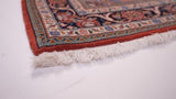 Persian Rug Qum Handmade Area Traditional 3'7"x5'7" (4x6) Red Blue Floral Design #35942