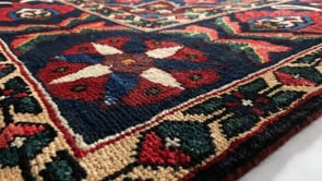 Persian Rug Bakhtiari Handmade Area Tribal 6'9"x9'11" (7x10) Red Floral Design #17686