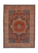 34994 Oriental Rug Pakistani Handmade Area Transitional 5'8'' x 7'8'' -6x8- Orange Whites Beige Mamluk Design