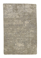 35224 Oriental Rug Indian Handmade Area Sample Modern 2'0'' x 3'0'' -2x3- Gray Whites Beige Abstract Design