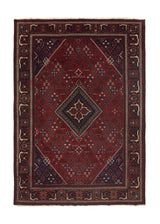 36163 Persian Rug Josheghan Handmade Area Tribal 9' x 12' -9x12- Red Geometric Design