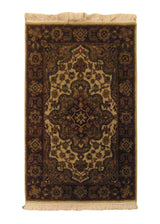 A18353 Oriental Rug Indian Handmade Area Transitional 2'0'' x 3'0'' -2x3- Whites Beige Red Tea Washed Design