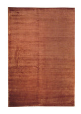 A28991 Oriental Rug Indian Handmade Area Modern 6'2'' x 9'2'' -6x9- Red Plain Open Gabbeh Design