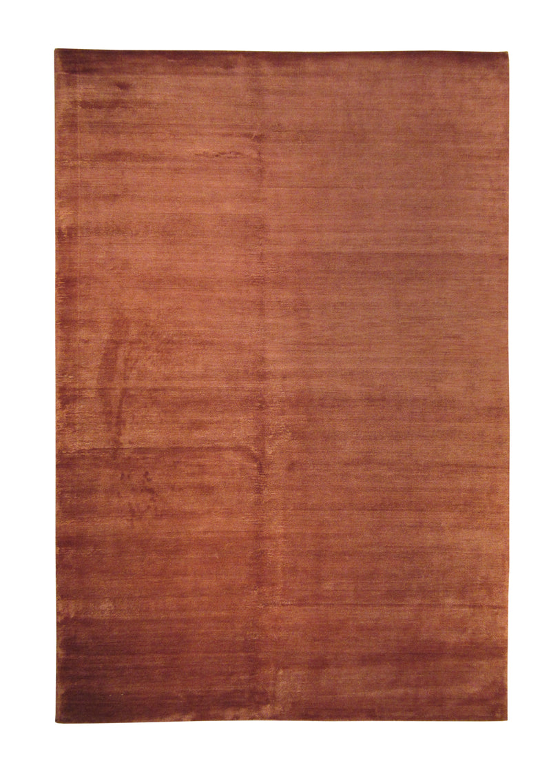 A28991 Oriental Rug Indian Handmade Area Modern 6'2'' x 9'2'' -6x9- Red Plain Open Gabbeh Design